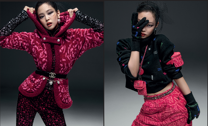 Jennie Kim kiêu sa trong BST Coco Neige 2021 của Chanel