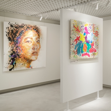 Không gian hội họa của hai nghệ sĩ gốc Việt thu hút sự quan tâm của giới yêu nghệ thuật