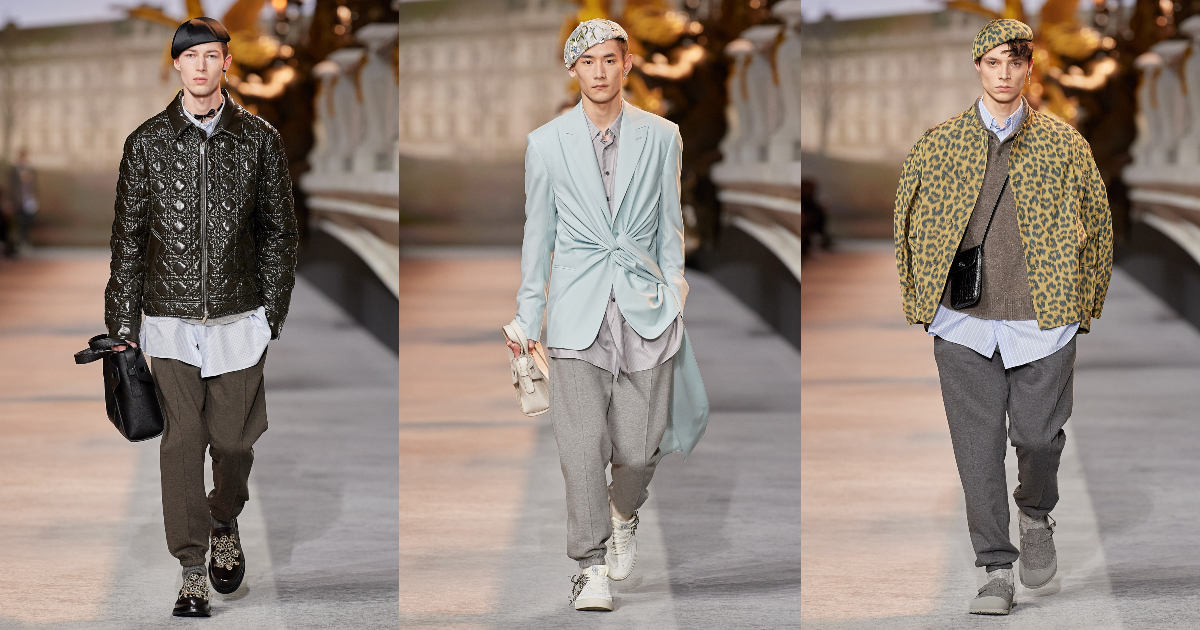 Dior Men Fall 2022 Vẻ đẹp chiết trung và nguồn cảm hứng văn chương