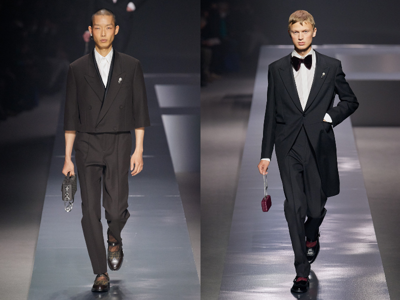 bst fendi thu dong nam 2022 27 - Dung hợp công nghệ hiện đại và dấu ấn thời trang nữ trong các thiết kế đồ nam của Fendi mùa mốt Thu Đông 2022