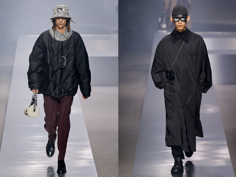 bst fendi thu dong nam 2022 7 - Dung hợp công nghệ hiện đại và dấu ấn thời trang nữ trong các thiết kế đồ nam của Fendi mùa mốt Thu Đông 2022