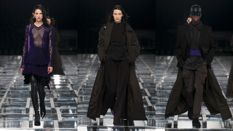 bst givenchy thu dong 2022 paris fw 15 - Dấu ấn “Streetwear Couture” thống trị sàn diễn ra mắt BST Thu Đông 2022 của Givenchy