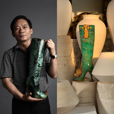 Khai mạc triển lãm “Chiếc Giày Gốm Bát Tràng & Cuộc Dạo Chơi Cùng Văn Hóa Ý”