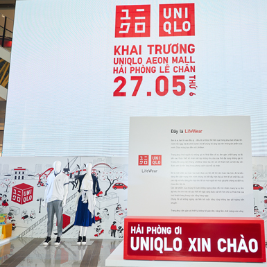 Cùng chào mừng cửa hàng UNIQLO AEON MALL Hải Phòng Lê Chân chính thức khai  trương từ 275 Vậy là các fan cứng của UNIQLO tại thành phố  Instagram