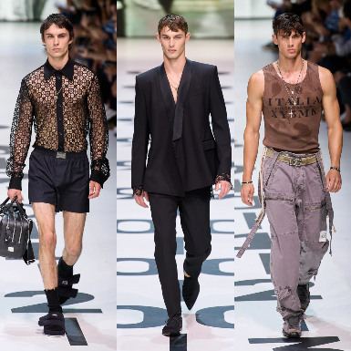BST Dolce & Gabbana Xuân Hè Nam 2023: Làn gió mới hồi sinh các biểu tượng thời trang phái mạnh