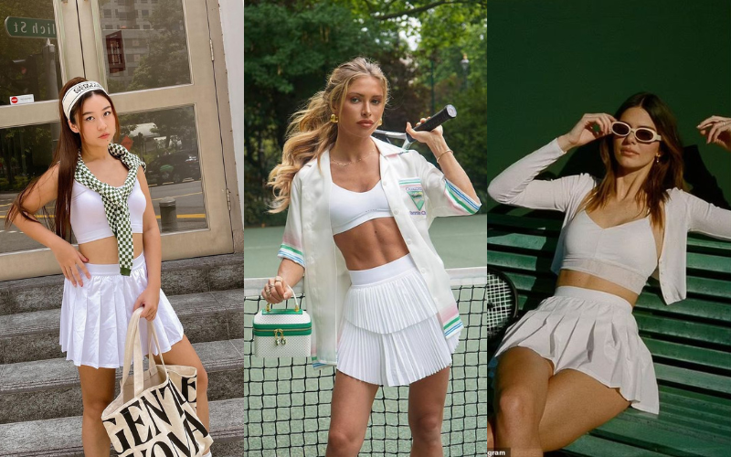 Bắt trend phong cách tenniscore được Gen Z ưa chuộng với 4 món bảo bối thời trang này