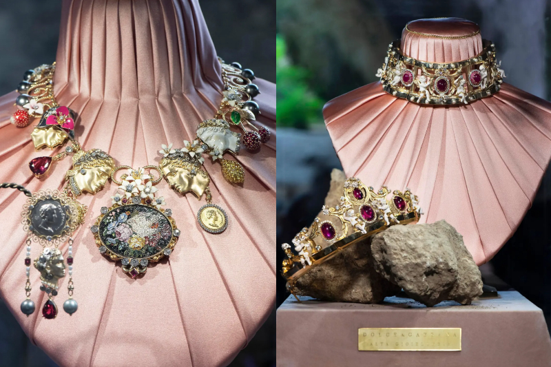 bst dolce gabbana siracusa alta gioielleria 2022 1 - Dolce & Gabbana mang di sản văn hóa và nghệ thuật hàng thế kỷ của nước Ý vào show thời trang đắt đỏ kỷ niệm 10 năm