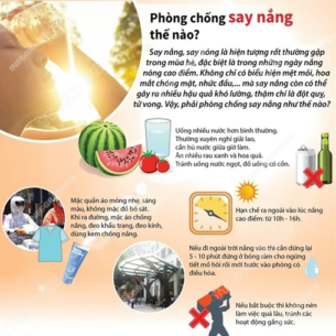 Phòng chống say nắng thế nào trong những tháng cao điểm?