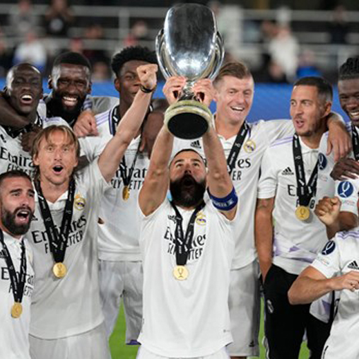 Vượt qua Eintracht Frankfurt, Real Madrid giành Siêu cúp châu Âu