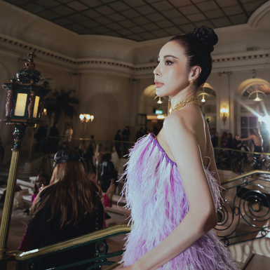 Hoa hậu Hoàng Dung “càn quét” London Fashion Week