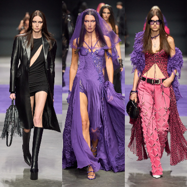 BST Versace Xuân Hè 2023: Những nữ thần Gothic huyền bí
