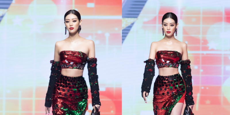 hoa hau khanh van 3 - Hoa hậu Khánh Vân tất bật chuẩn bị cho show diễn thời trang đầu tiên