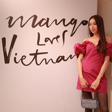 Đại sứ thương hiệu của Mango tại Việt Nam gọi tên Hoa hậu Thùy Tiên