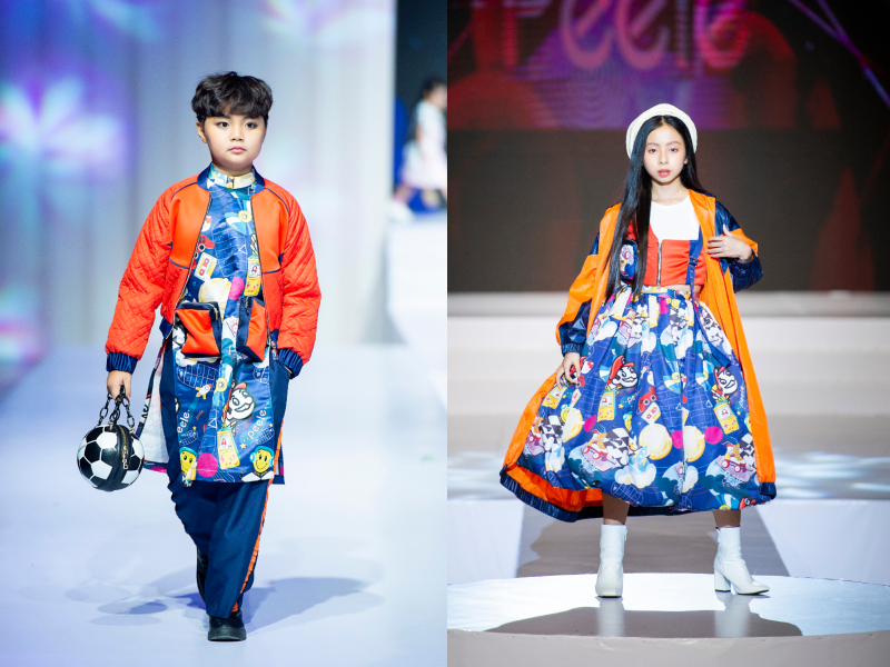 cac bst trinh dien tai vkaff2022 4 - Loạt thiết kế mãn nhãn dành cho mùa lễ hội phủ sóng Vietnam Kids Art Fashion Fest 2022