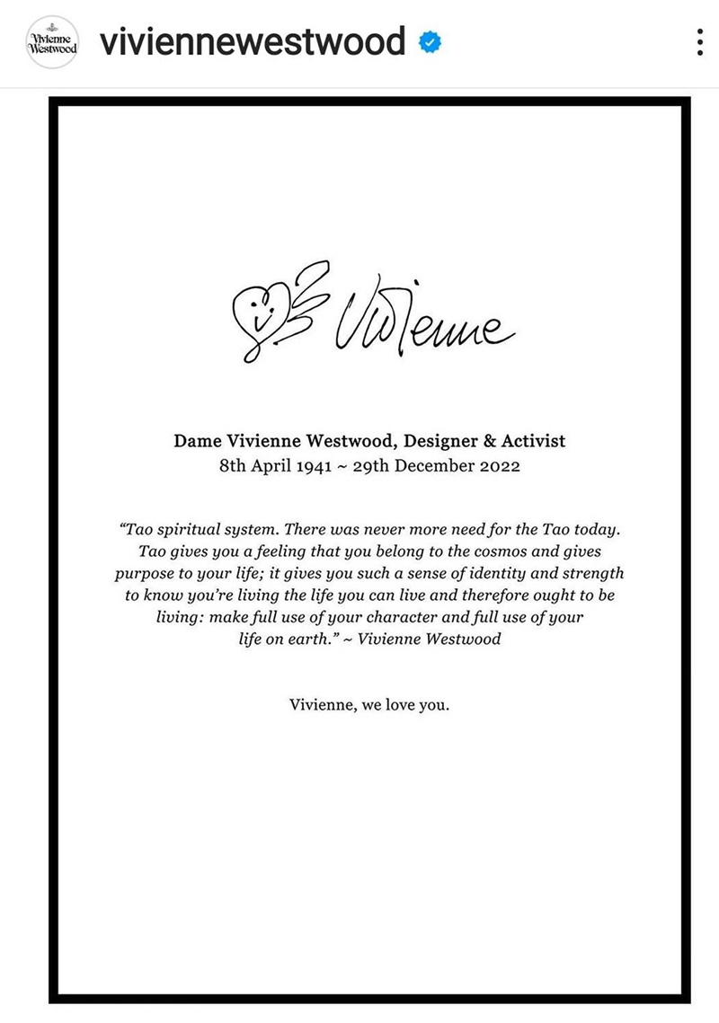 f1691dfcf6 - Chuyện chưa kể về “tượng đài thời trang punk” Vivienne Westwood