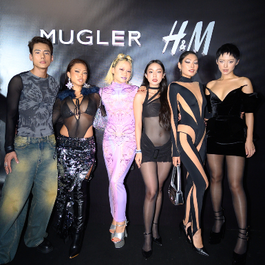 Dàn sao đình đám Việt Nam diện các thiết kế tôn dáng của Mugler x H&M trong đêm tiệc thời trang sắc màu