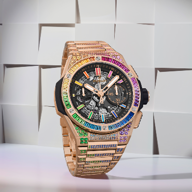 Những tạo tác thời gian tiên phong trong nghệ thuật chế tác đồng hồ và đá quý của Hublot