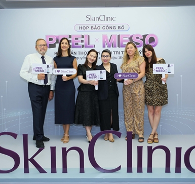 SkinClinic ra mắt “công thức vàng Peel x Meso” rút ngắn thời gian điều trị da