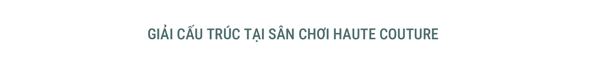 Thời trang giải cấu trúc