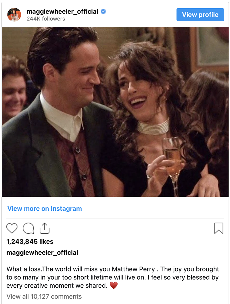 Dàn diễn viên của Friends: Trái tim chúng tôi vụn vỡ trước sự ra đi của Matthew Perry