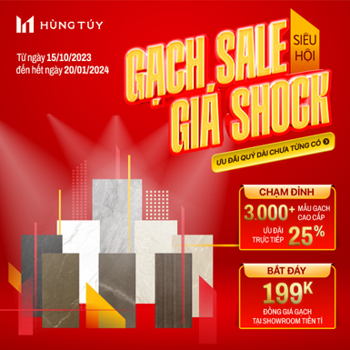 Tân trang không gian sống dịp cuối năm với ưu đãi hấp dẫn từ showroom Hùng Túy