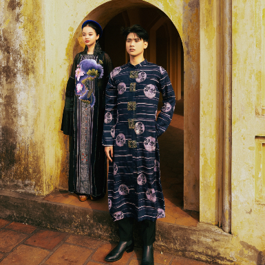 BST “Hoài Niệm” của Vũ Việt Hà: Vẻ đẹp mộc mạc của tà áo dài thập niên 30 được cách điệu bởi thổ cẩm Sa Pa