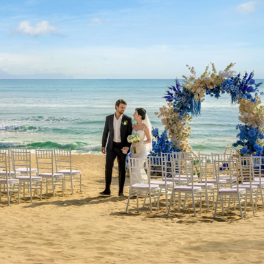 Lễ cưới bên bờ biển xanh – giấc mơ có thật tại Meliá Vinpearl Cam Ranh Beach Resort