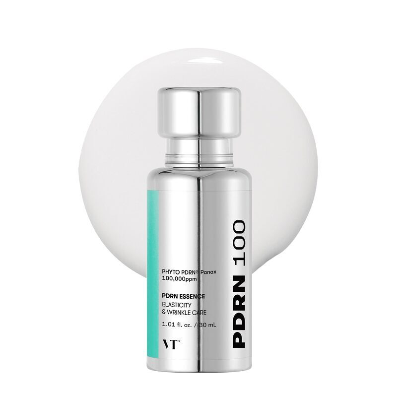 Serum VT PDRN 100 chứa đến 98% PDRN tinh khiết, giúp tái tạo tế bào, làm mờ nếp nhăn và tăng độ đàn hồi cho da, đồng thời cung cấp độ ẩm sâu, cải thiện sắc tố và mang lại làn da sáng mịn, đều màu. Sản phẩm có kết cấu thẩm thấu nhanh, an toàn cho mọi loại da, đặc biệt phù hợp với làn da lão hóa và thiếu sức sống.
